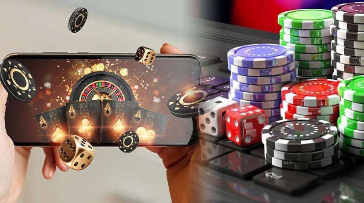 Mobile Phone တွင် Slot Game Spin ပြုလုပ်နေသော မြင်ကွင်း
